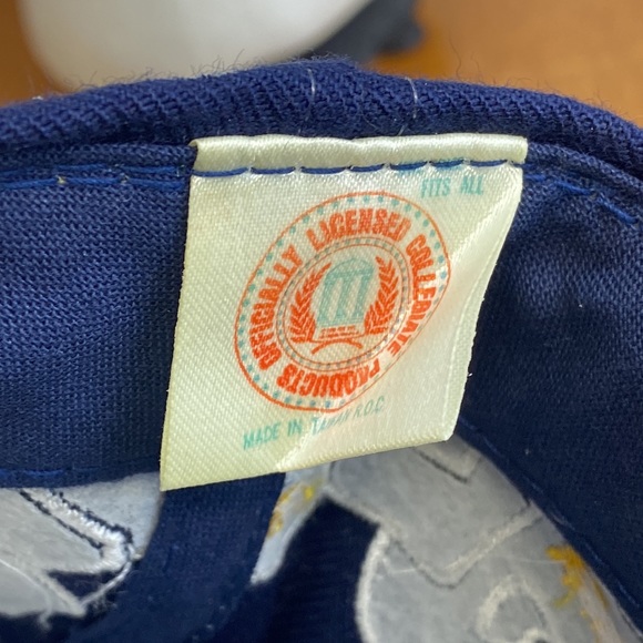 Vintage Michigan Wolverines NCAA Wool Blend Graffiti Snapback Hat by TOW - Picture 7 of 10